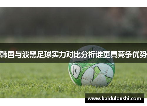 韩国与波黑足球实力对比分析谁更具竞争优势